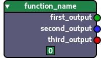 Node generated from function