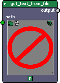 Node generated from function