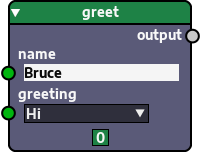 Node generated from function